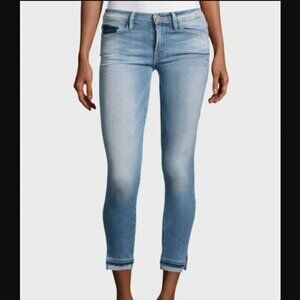 Frame Le Skinny de Jeanne Crop in Benton Light Wash size 27